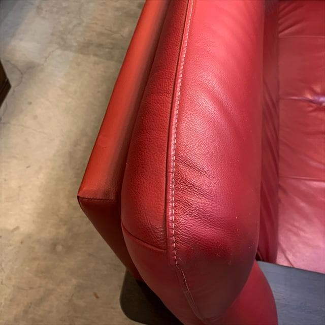 ciel様　カリモクチターノのダンテレザーアームソファ2シーター