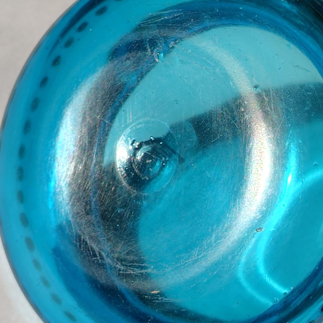 フランスアンティーク　トリンケットボックス　小物入れ　エナメルガラス