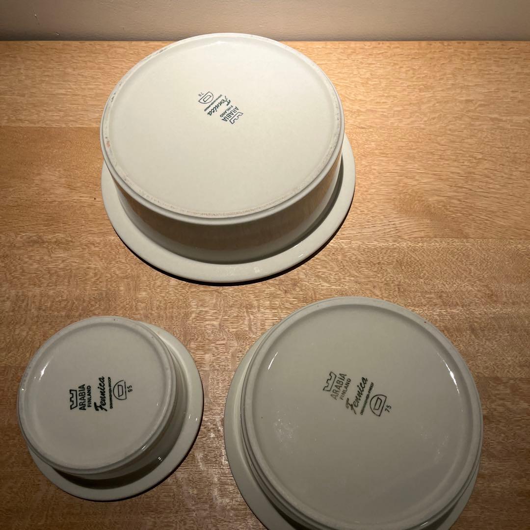 Arabia ボウル3点セット