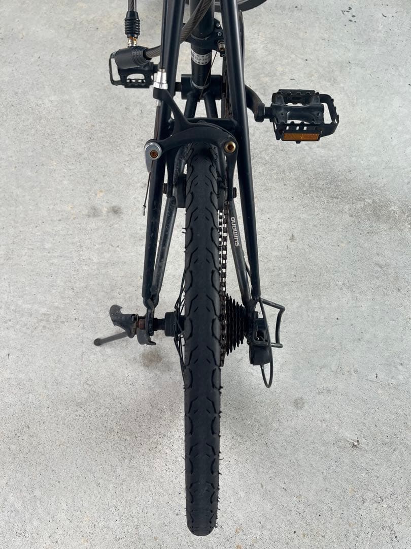 直接引き取り　ミニベロ ブラック ドロップハンドル　ロードバイク