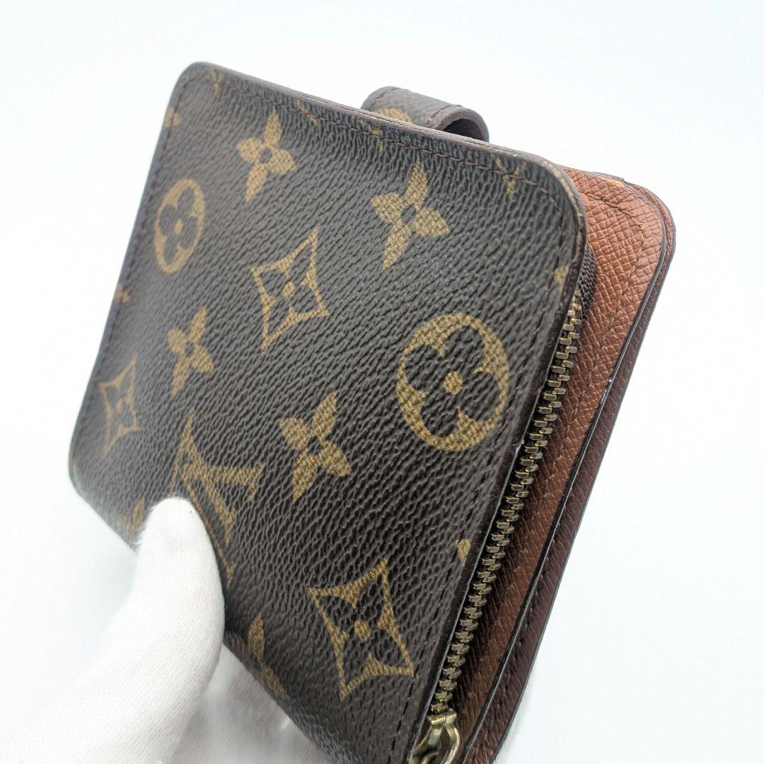 ルイヴィトン LOUIS VUITTON モノグラム コンパクトジップ 二つ折り