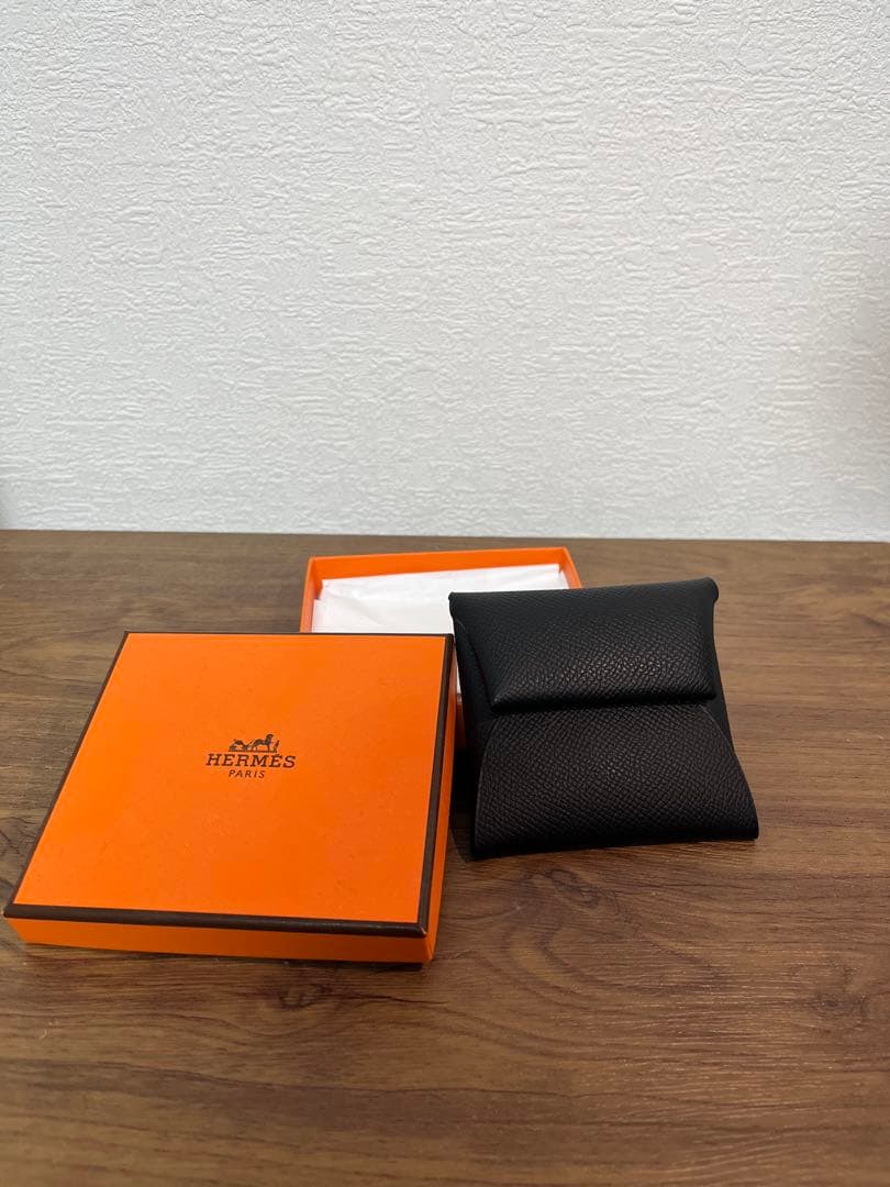 HERMES 黒 バスティア ケース