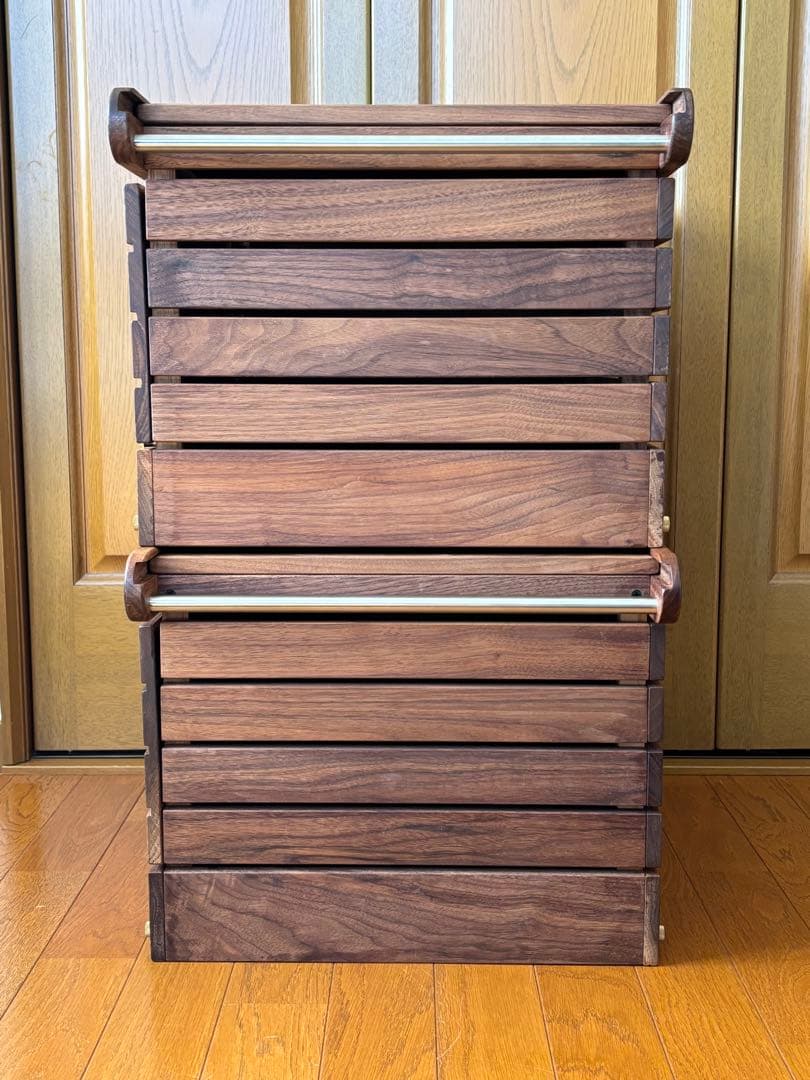 igt ウォルナット シェルフコンテナ　韓国　約36リットル