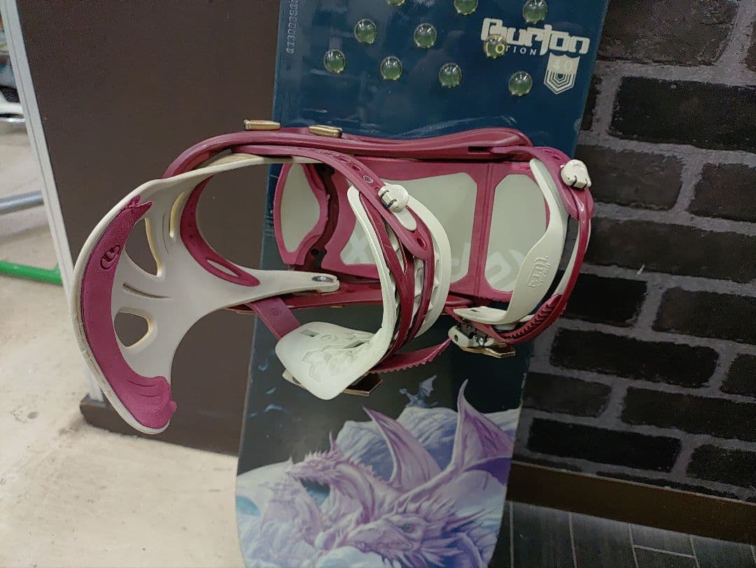 BURTONスノーボード　FLUXビンディング　２点セット　レディース　初心者