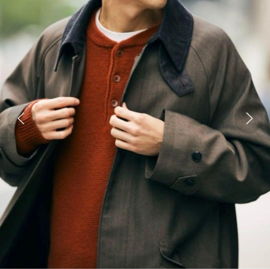 【秋冬】JOURNAL STANDARD バルマカーンコート メンズ L カーキ