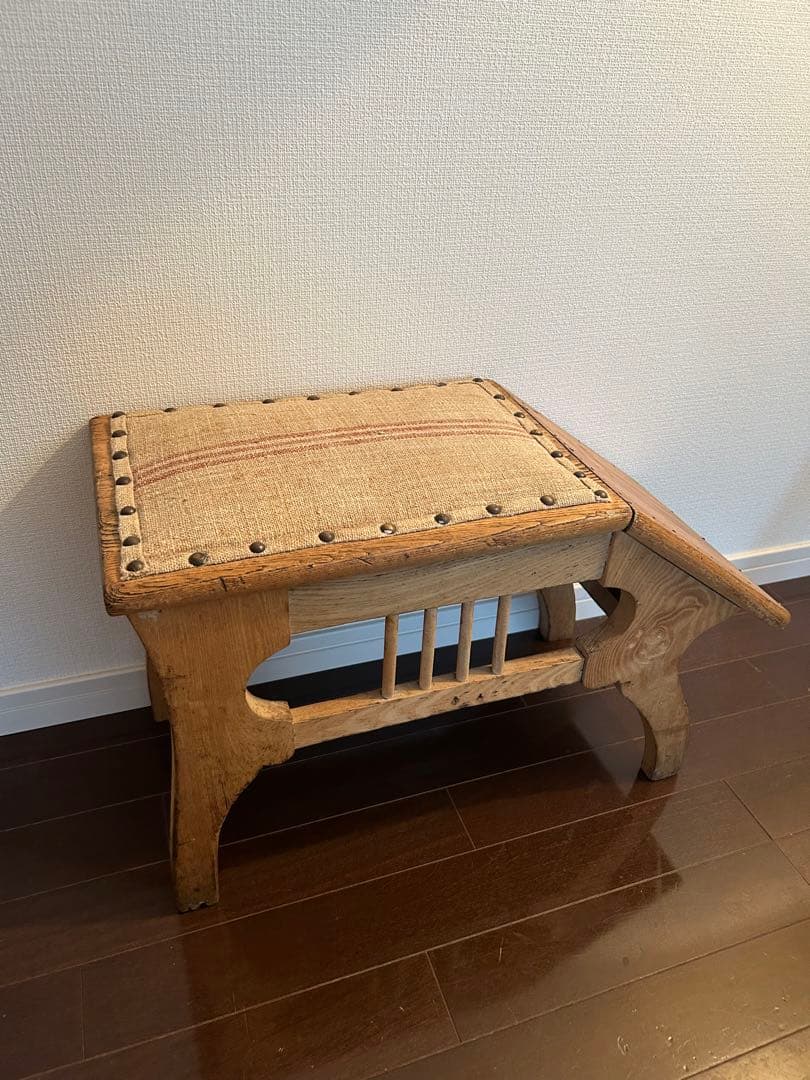 アンティーク　椅子　足台　スツール