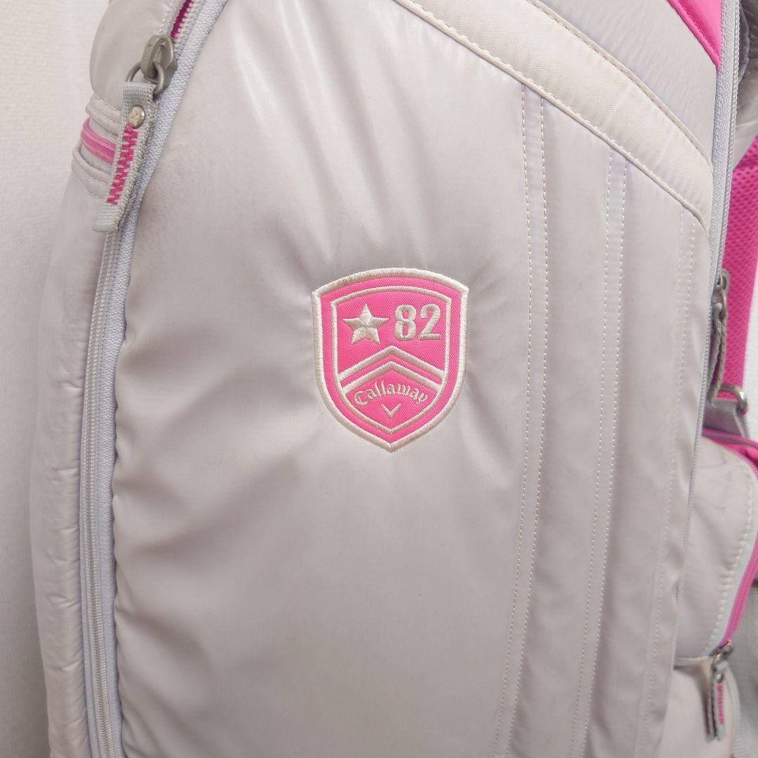 callaway キャディバッグ 8.5型 グレー/ピンク