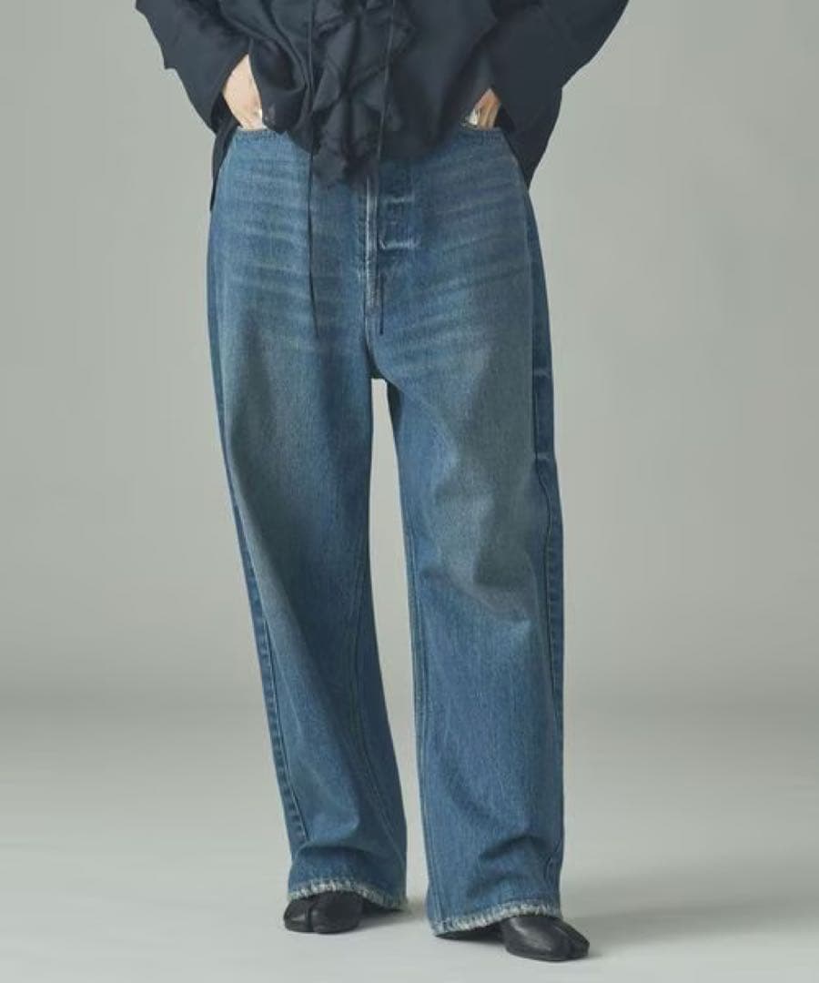 カレンソロジー 「＆RC」ワイドルーズデニムパンツ 36