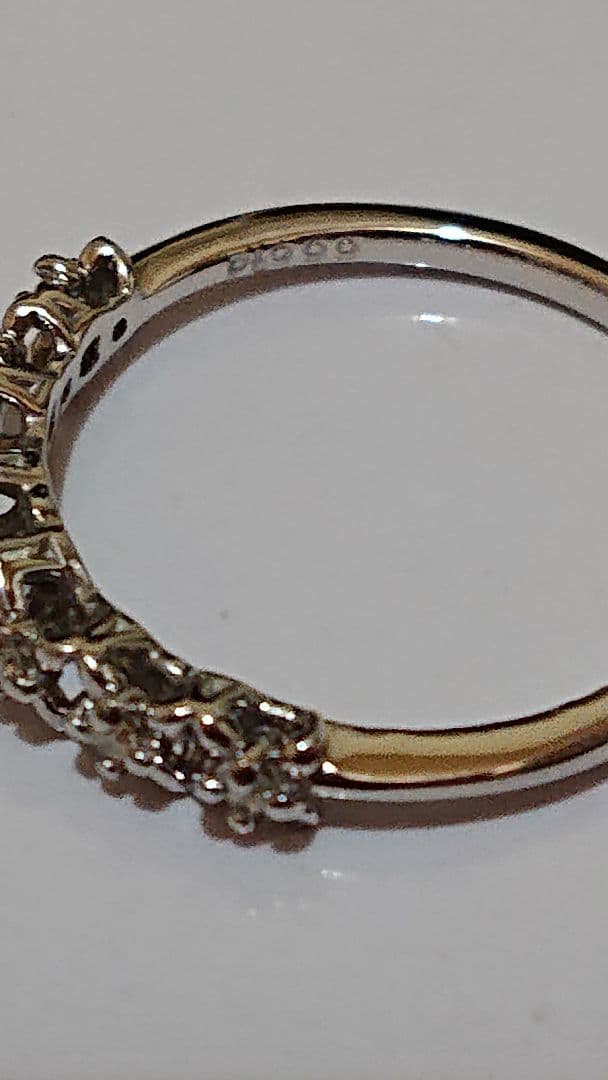 ば*✨様 希少石　pt999パライバトルマリン0.1ctダイヤリング