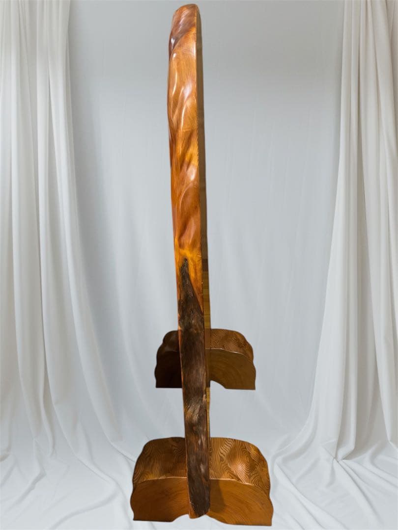 ⭐️価格交渉賜ります⭐️銘木 屋久杉 衝立 無垢 一枚板 置物 天然木 オブジェ