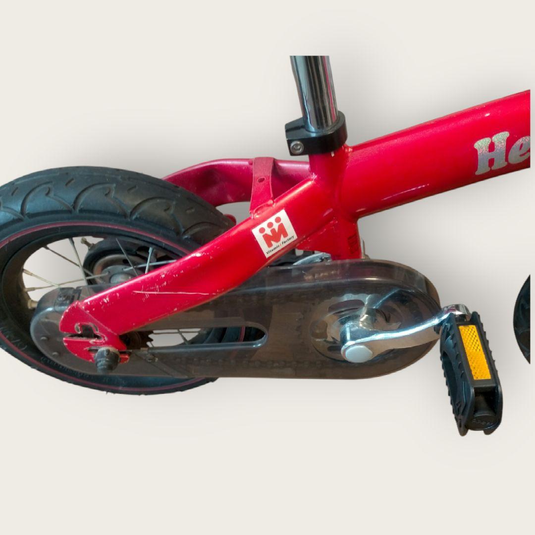 ❖【良品】 へんしんバイク子供自転車バランスバイク/新品ペダル交換済