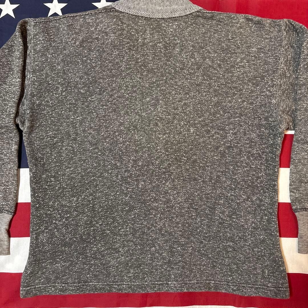 50s ヴィンテージ ごま塩 スウェット カーディガン 当時物 希少