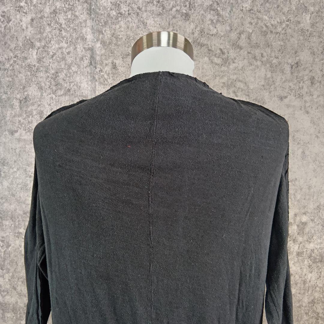 Cedric Jacquemyn シルク100% ロングカットソー 46 黒