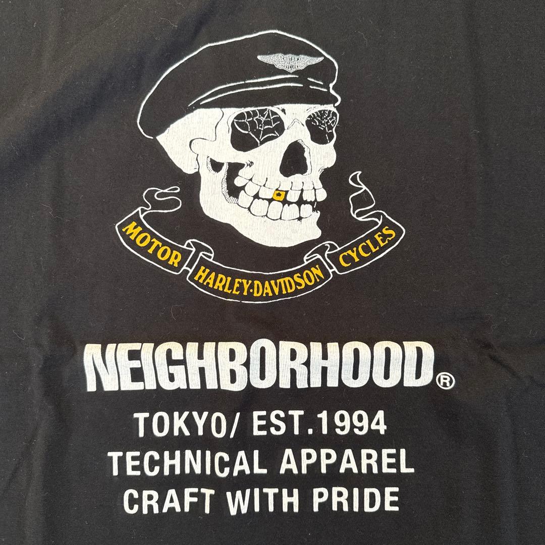 NEIGHBORHOOD Harley-Davidson スカル Tシャツ