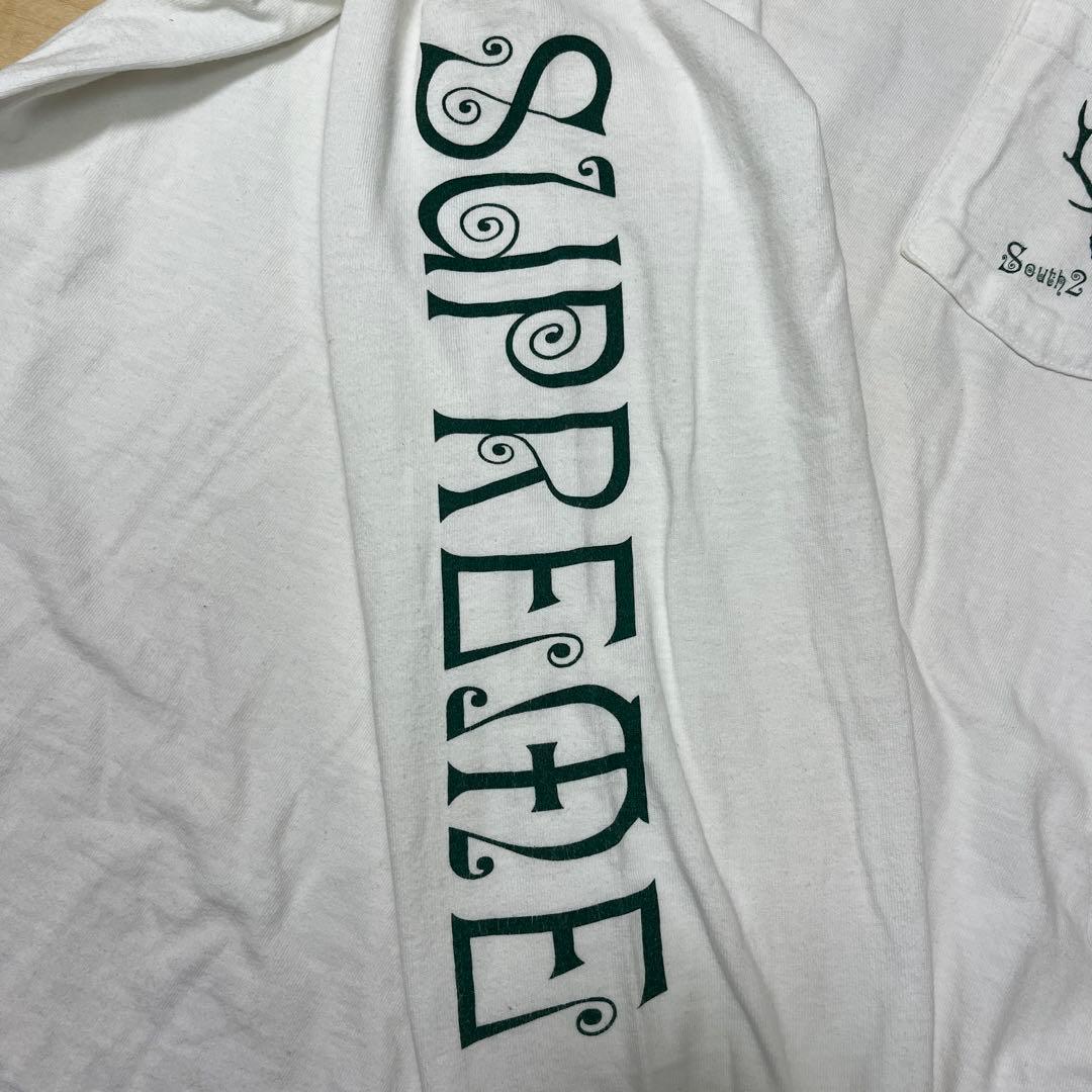 【希少 入手困難】サウスツーウェストエイト×シュプリーム コラボ 長袖カットソー