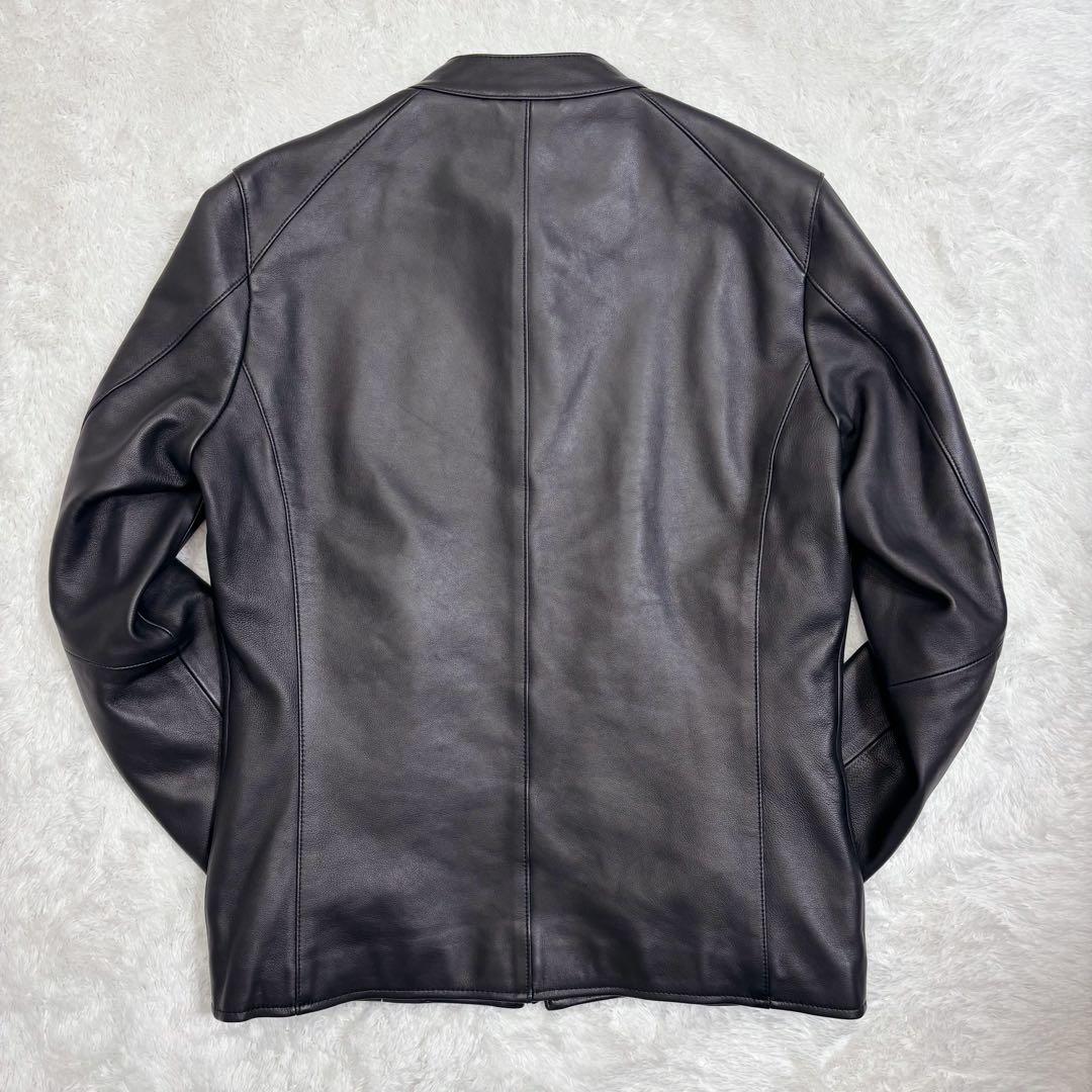 EDIFICE　シープスキン レザージャケット シングル Lサイズ