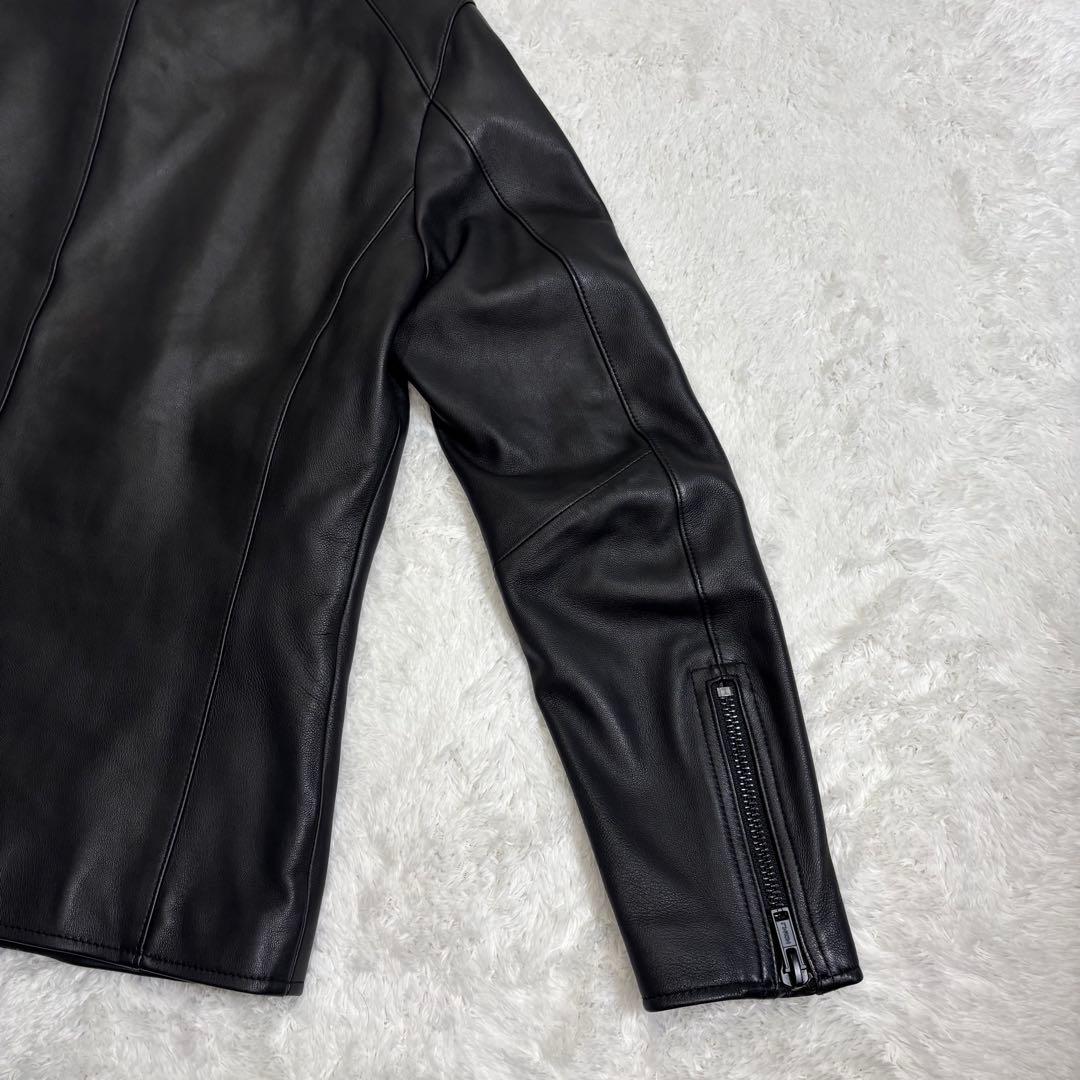 EDIFICE　シープスキン レザージャケット シングル Lサイズ