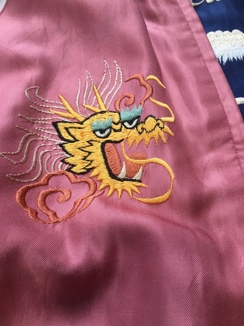 東洋エンタープライズ　スカジャン　東洋テイラー　刺繍　リバーシブル　龍　鷹　竜