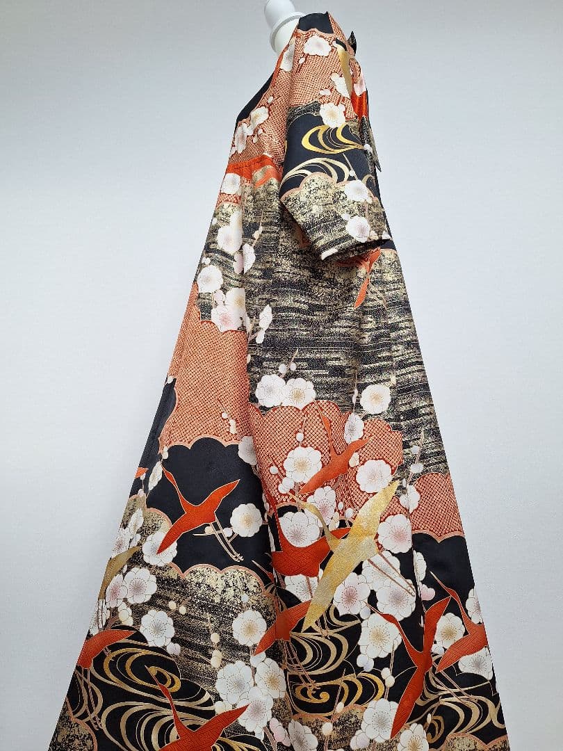 着物リメイクワンピース3642