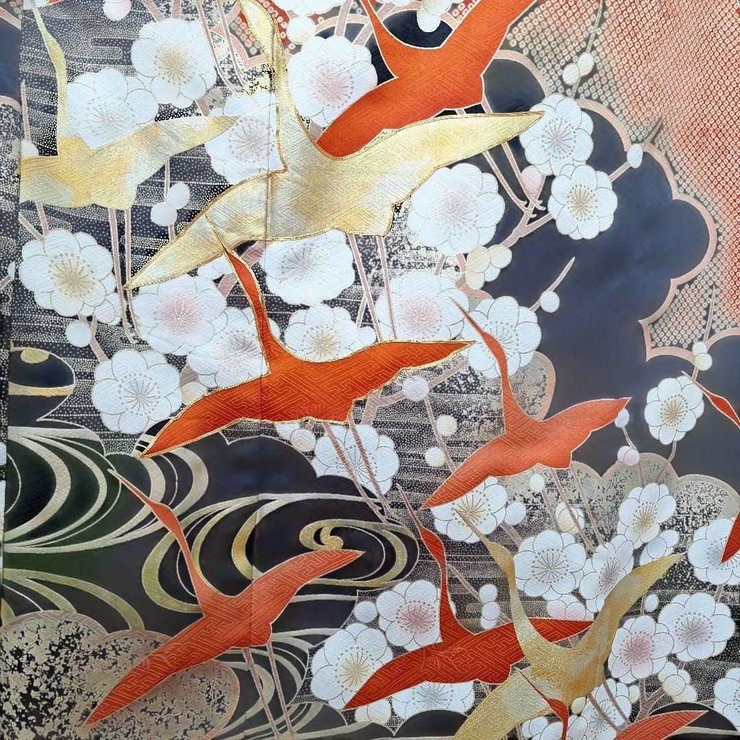 着物リメイクワンピース3642