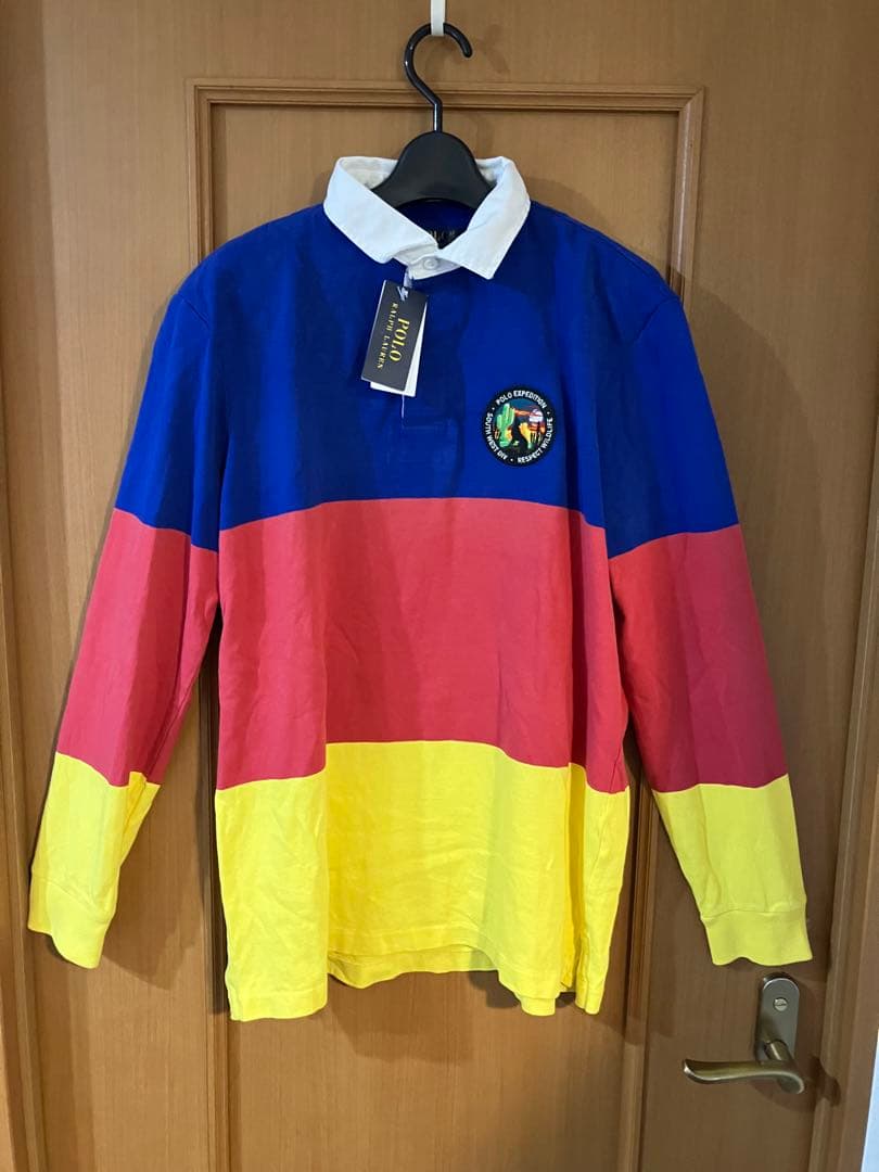 ポロ ラルフローレン POLO RALPHLAUREN ポロシャツ M ラグビー