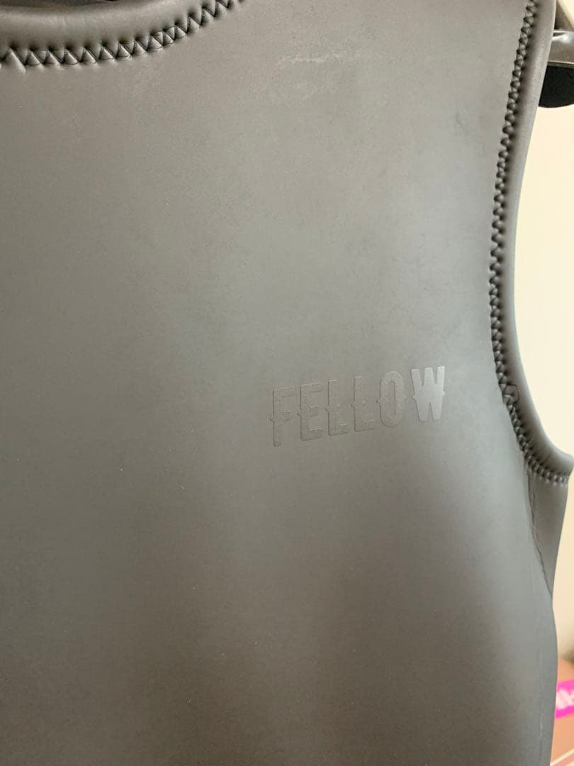 FELLOW 黒 ロングジョン タッパーセット　ウェットスーツXXLB希少サイズ