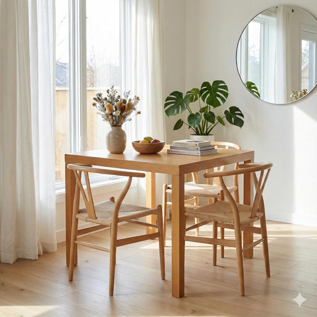 無印良品 ダイニングテーブル 正方形85cm ナチュラル 廃盤希少