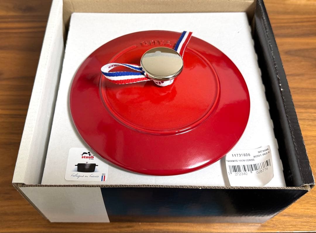 【新品・STAUB】WANABE チェリー16cm Ｓストウブ 両手鍋