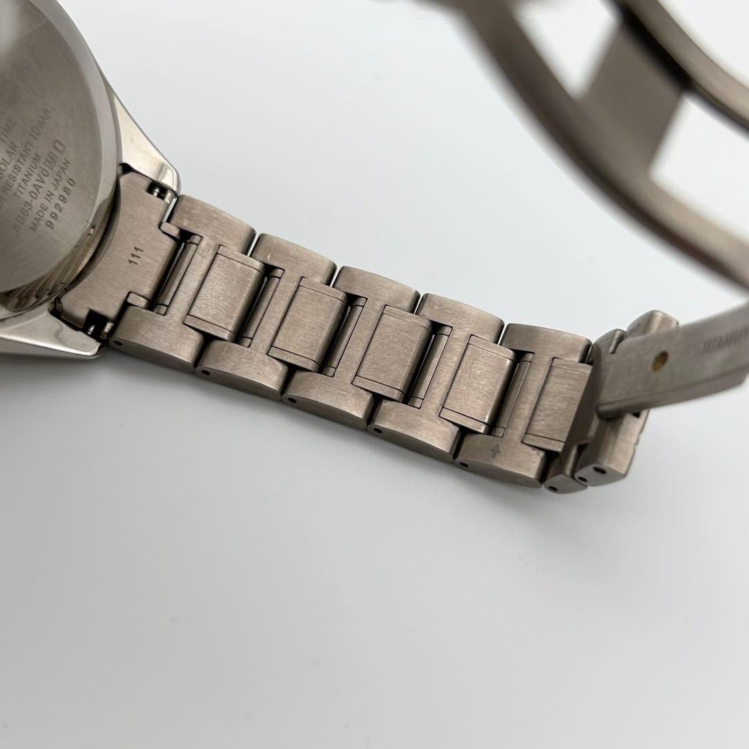 【付属品完備 稼働】 SEIKO ブライツ8B63-0AV0 電波ソーラー