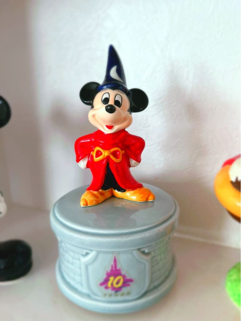 ディズニー 10周年ミッキー 置き物 小物 インテリア