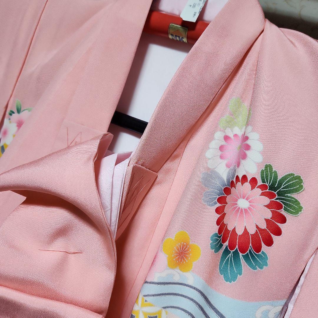 #152 ( 保管品 ) 正絹  女児  お宮参り 産着  きもの  加賀調