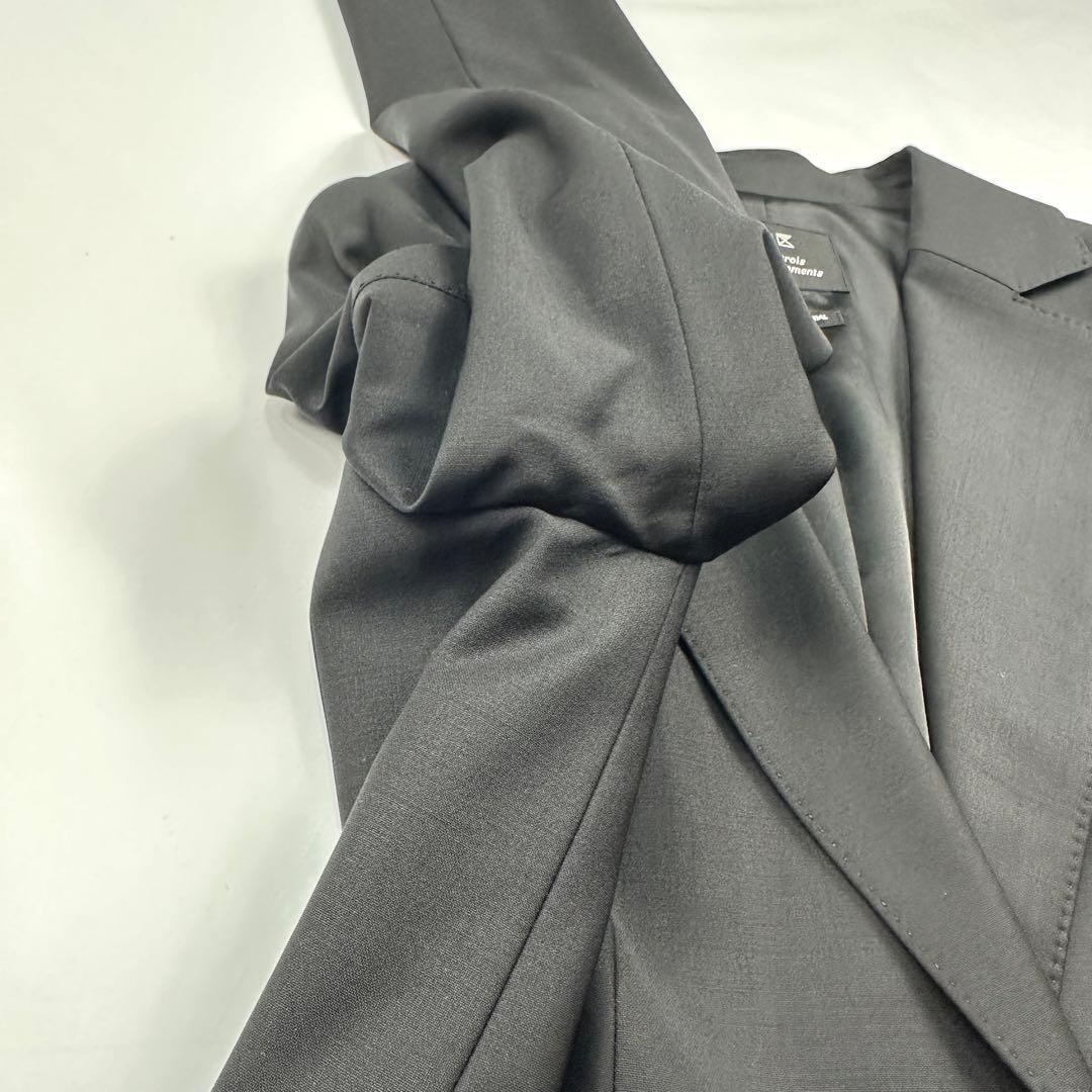 【美品】23区 パンツスーツ ビジネススーツ シングルボタン 大きいサイズ 40