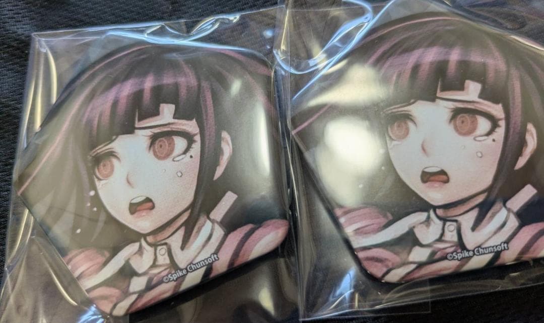 2個セット ダンガンロンパ ORBcafe オーブカフェ 等身缶バッジ 罪木蜜柑