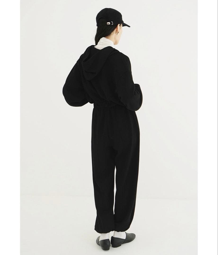 CLANE HOODED SWEAT ALL IN ONE ブラック　0