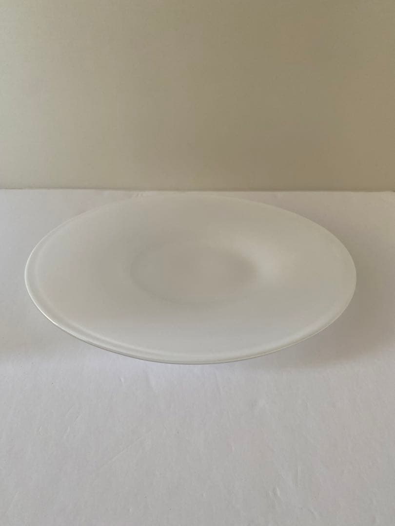 辻和美　乳白色　オーバルプレート② 未使用