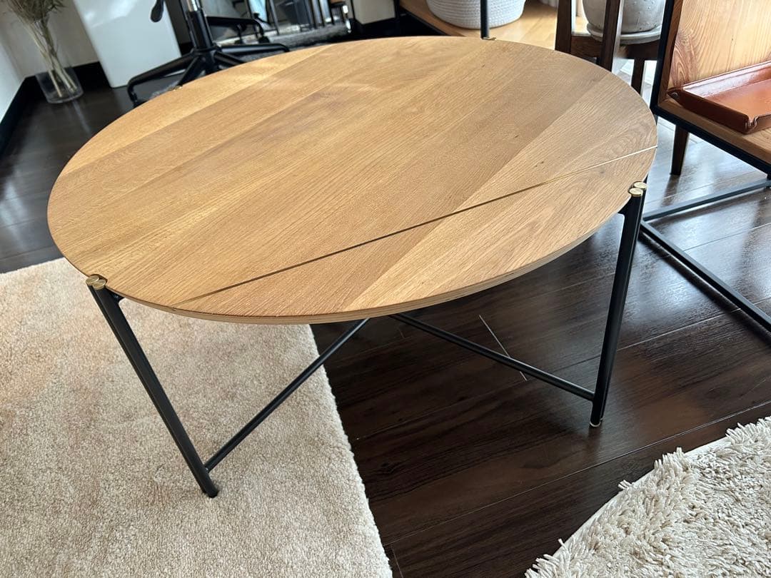 【スクエアルーツ】 QUATTRO COFFEE TABLE RAW OAK