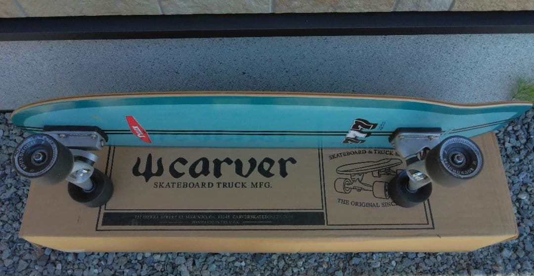 希少良品 箱付 Carver Tyler スケートボード ロング C7 36.5