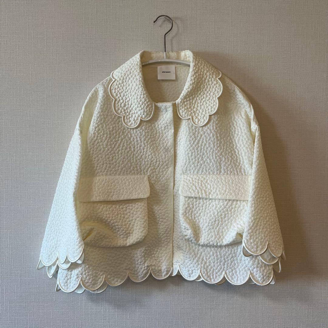 ★新品未使用★yori shirocon もくもくジャガードジャケット38