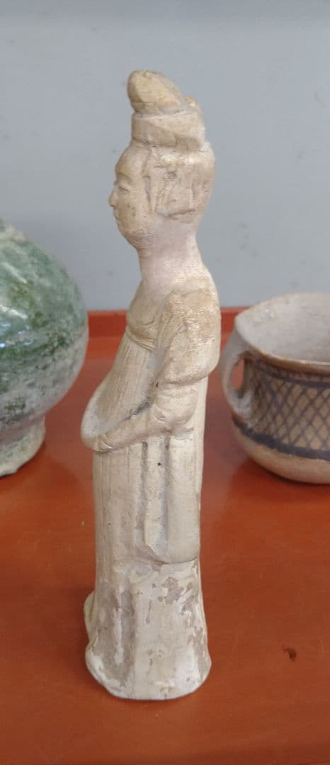 中国唐時代女官俑 R49