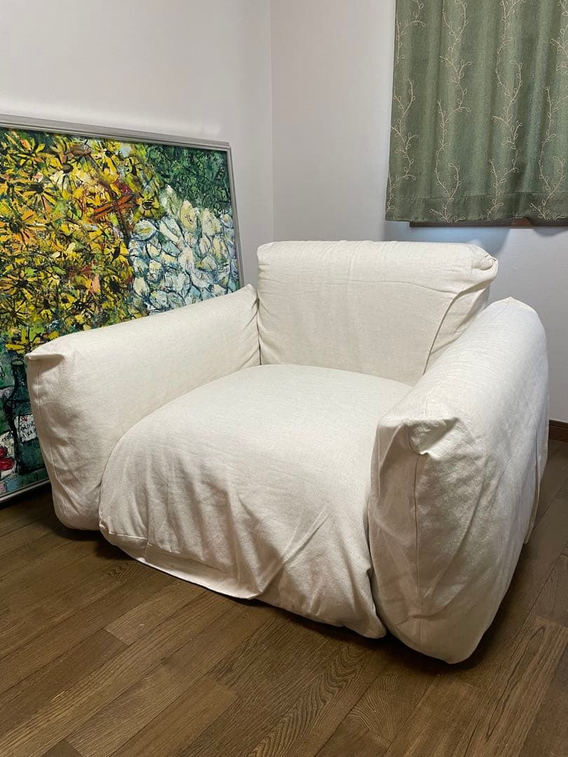 自宅引取り限定☆アルフレックス　マレンコ1人掛けソファ