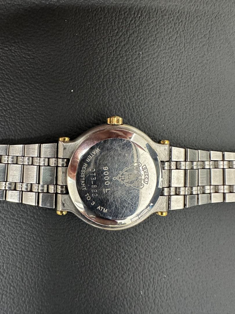 【ジャンク品】希少　GUCCI 9000 ペアウォッチ 付属品完備