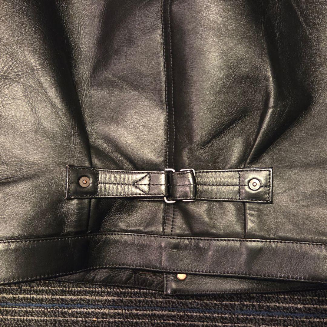 jelado 44leather jacket茶芯 大戦レザーsize:M