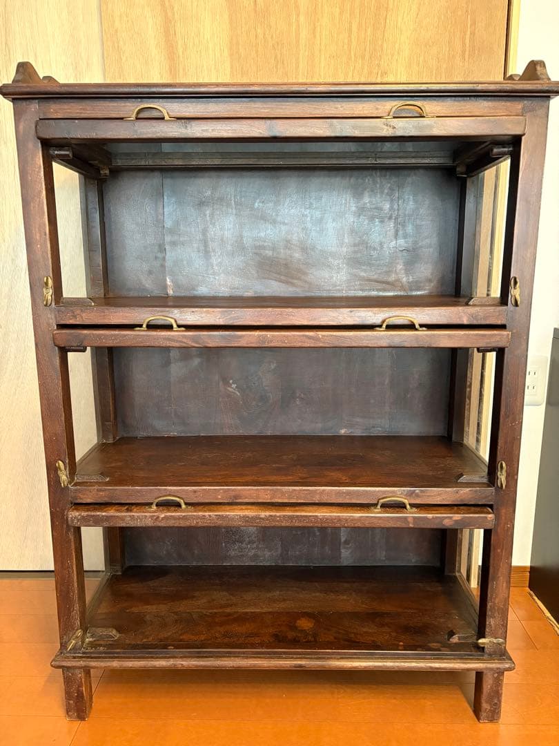 niko and... SWING CABINET 木製ガラスキャビネット 3段