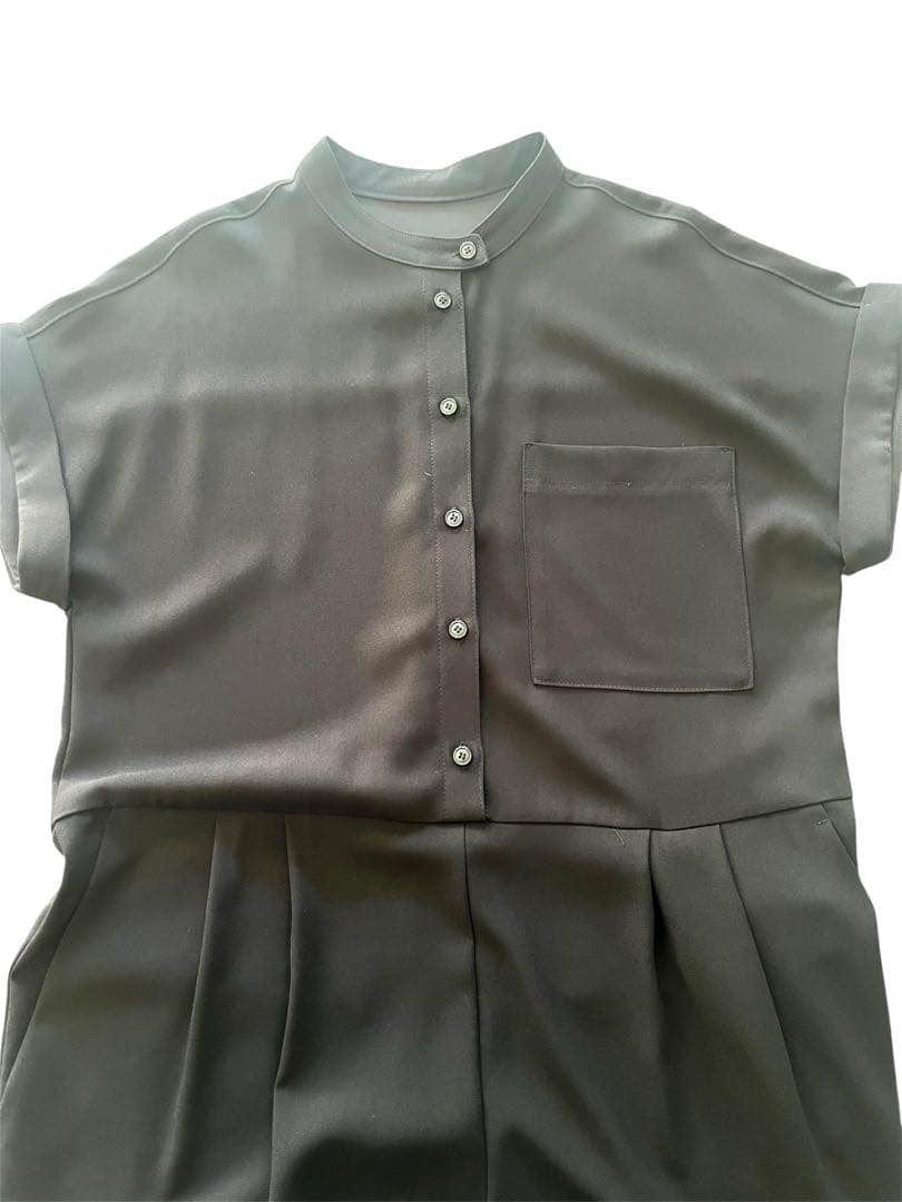 マチャット machatt ハーフスリーブオールインワン ブラック