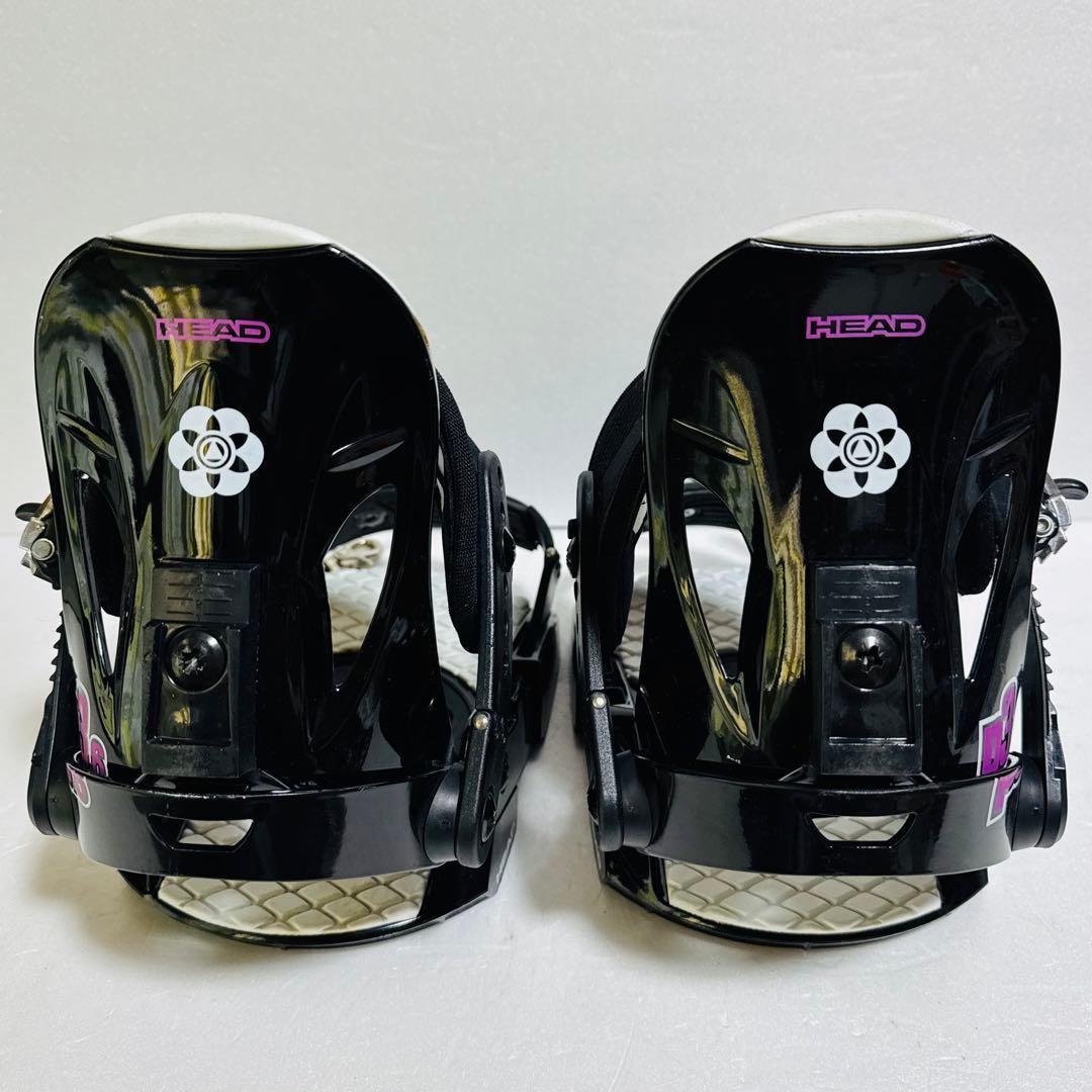 sサイズ　head スノーボードビンディング 黒/白初心者女性レディース