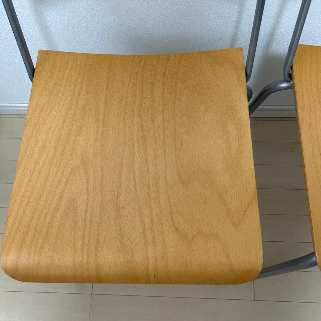 無印良品　イス2脚セット