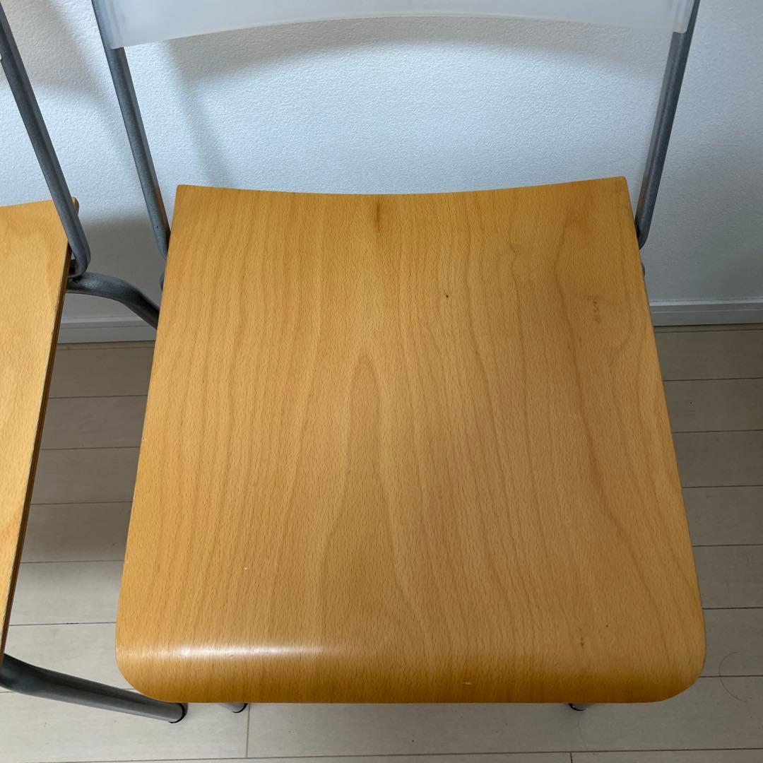 無印良品　イス2脚セット