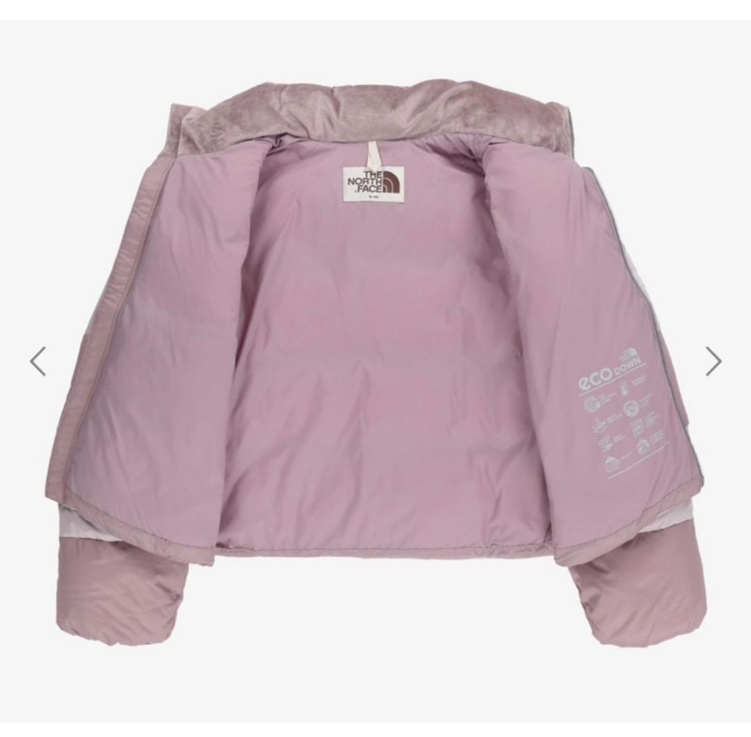 2/6限定 ノースフェイス　レインボー　ダウン　ジャケット　ピンク　M