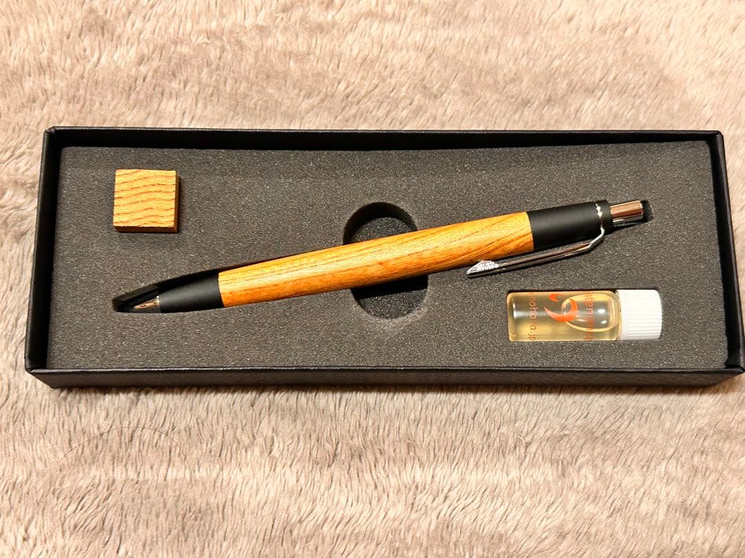 野原工芸　欅　シャープペンシル　シルバー金具