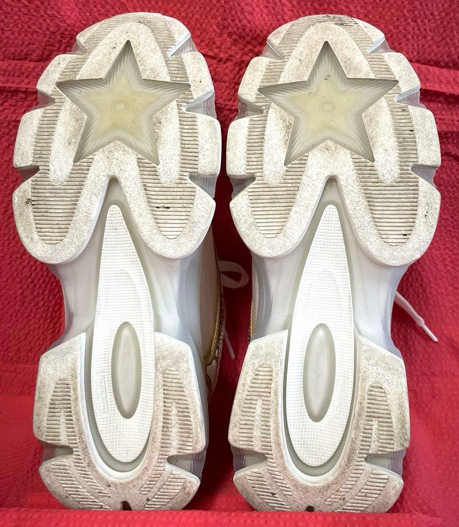 ディオールDior ディオールヴァイブ スニーカー白ゴールド36.5 23.5㌢